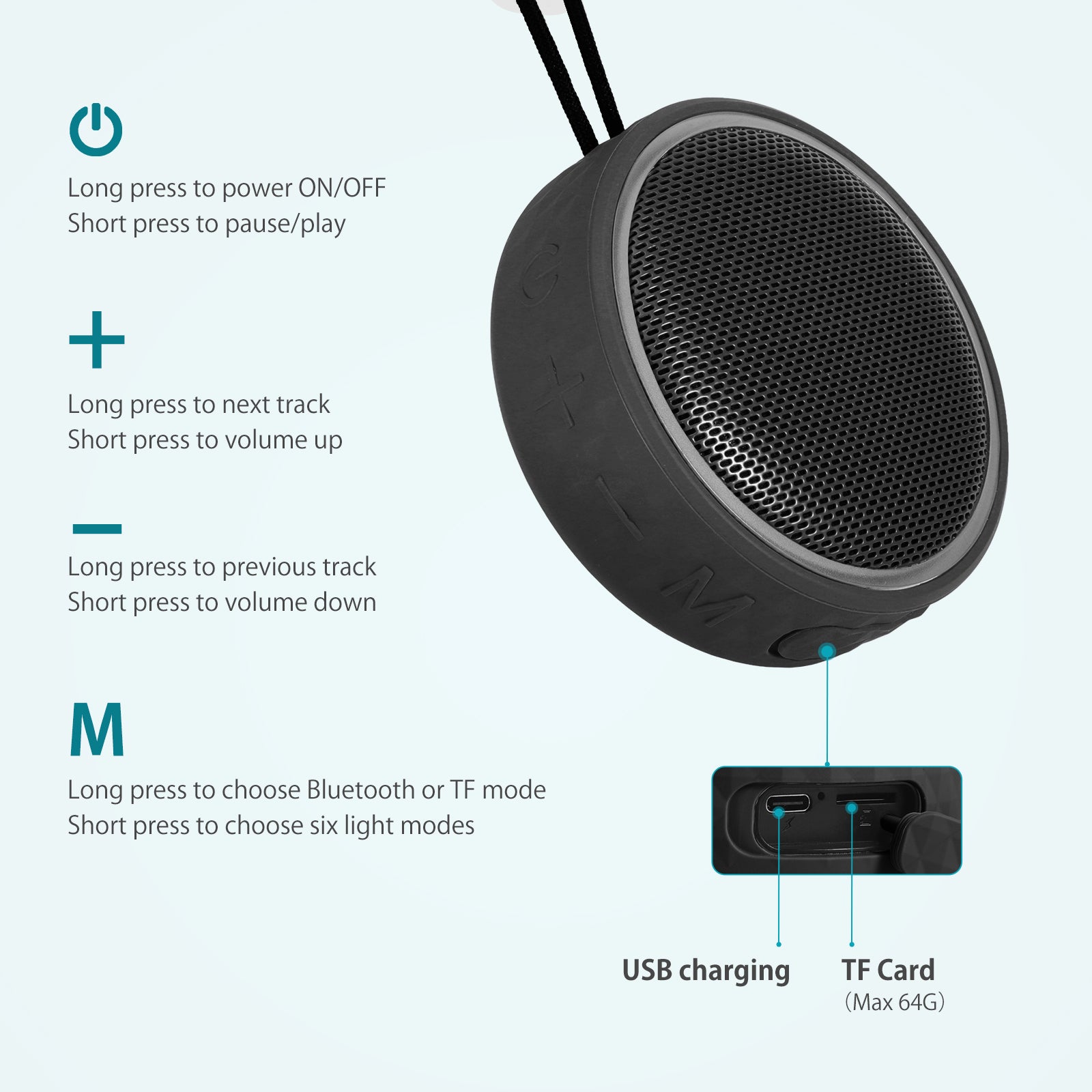 Bluetooth Speaker S801 Black