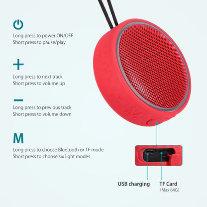 Bluetooth Speaker S801 Red